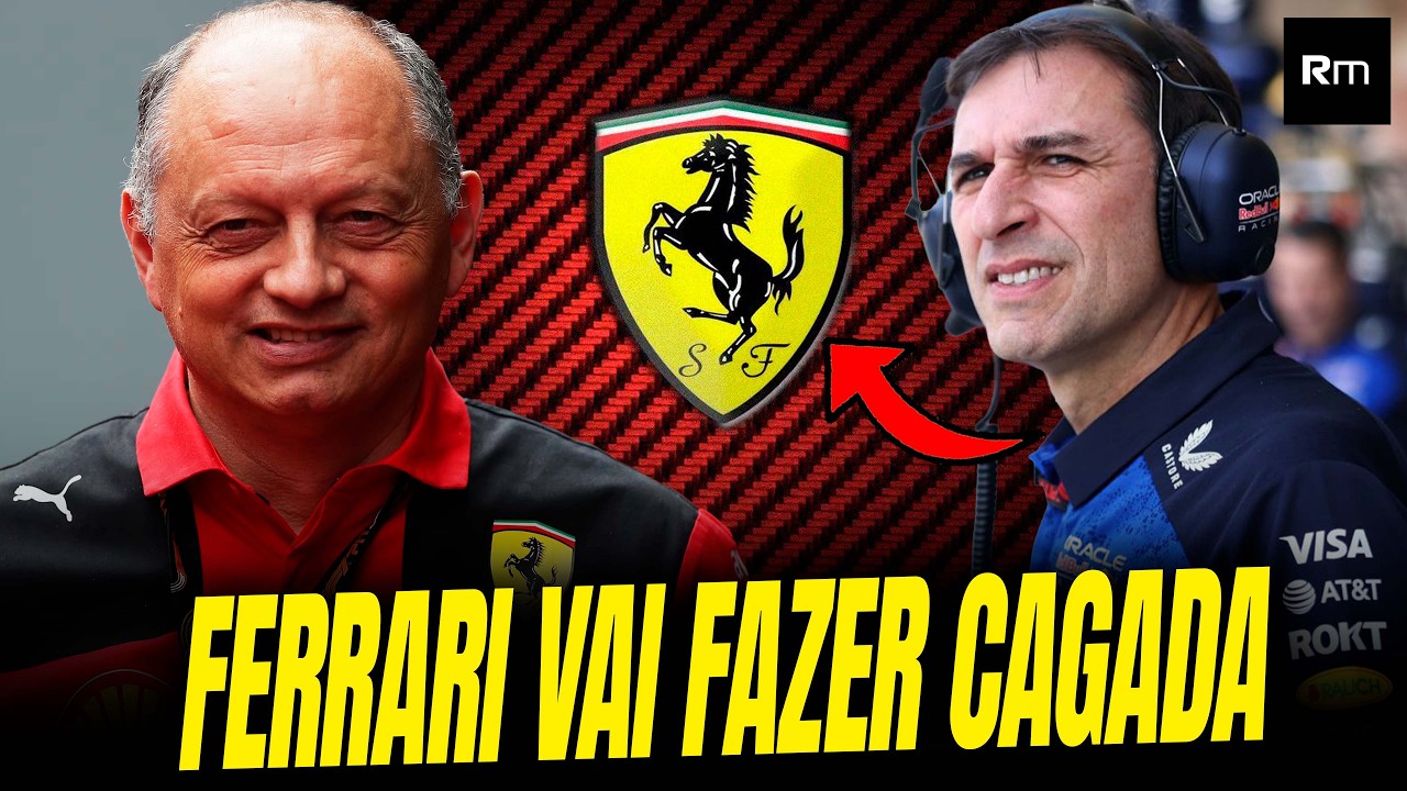 🚨 CAGADA MONSTRA? FERRARI QUER CONTRATAR O PRESSIONADO PIERRE WACHE DA RED BULL