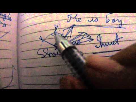 how to read handwriting