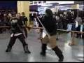 Medieval sword fight