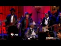 US President Barack Obama is coerced in to singing a version of Sweet Home Chicago during White House blues festival.