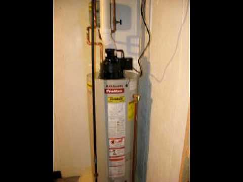 how to vent a power vent water heater