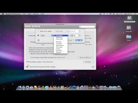 how to set sleep timer on mac