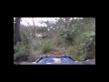 following a mountain trail