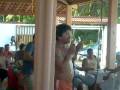 Therres dando uma de cantor em seu anivers�rio
