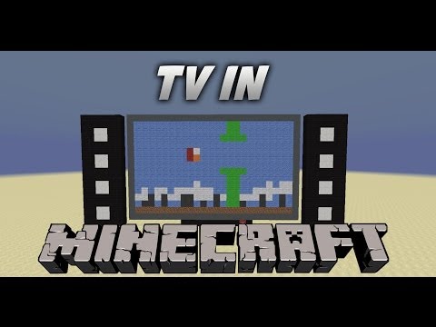 how to make a tv in minecraft no mods