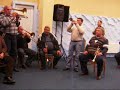 a late night session with some of the of the edinets lautarii brass musicians as part of the other europeans project field trip to edinets, republic of moldova, nov. 23, 2008. alan bern brought a group of jewish music researchers and klezmer musicians to meet with moldovan lautarii through the help of marin and diana bunea (violinist and ethnomusicologist, repectively.) the lautar tradition of northern moldova shares deep roots with klezmer music, and the local lautar even refer to themselves as 