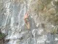 Falling, rock climbing