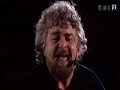 Beppe Grillo_ Milano 2005_berlusconi vs tronchetti provera