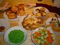 Christmas Roast Chicken recipe How to make xmas thanksgiving roasted Turkey food cook whole Dinner