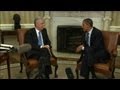 Obama hails Italian leader in talks on euro crisis