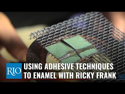 how to apply enamel to metal