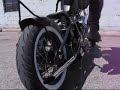 Vinnie kickstarting his 1949 Panhead chopper part 7 Vinnie kickstarting his 1949 Panhead chopper part 7