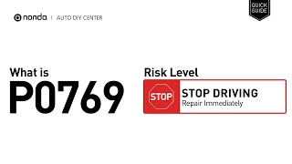 Interpretación dtc p0769
