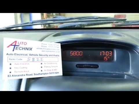how to get radio code for renault clio