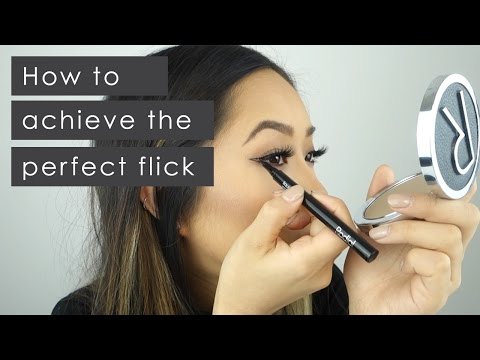 How To Achieve The Perfect Flick Using Liquid Liner
