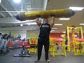 400lb real log press