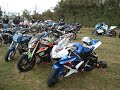 rassemblement de moto diverse.