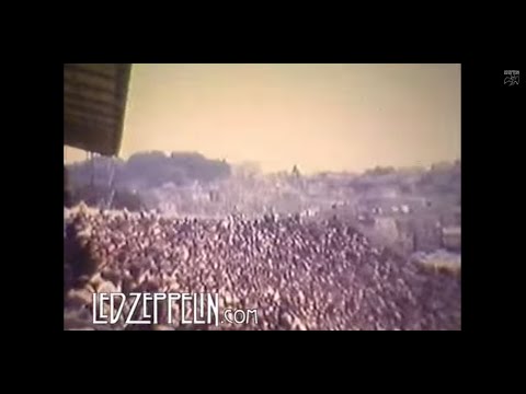 Rare 8mm footage of Led Zeppelin performing at Kezar Stadium in San Francisco, 1973. 