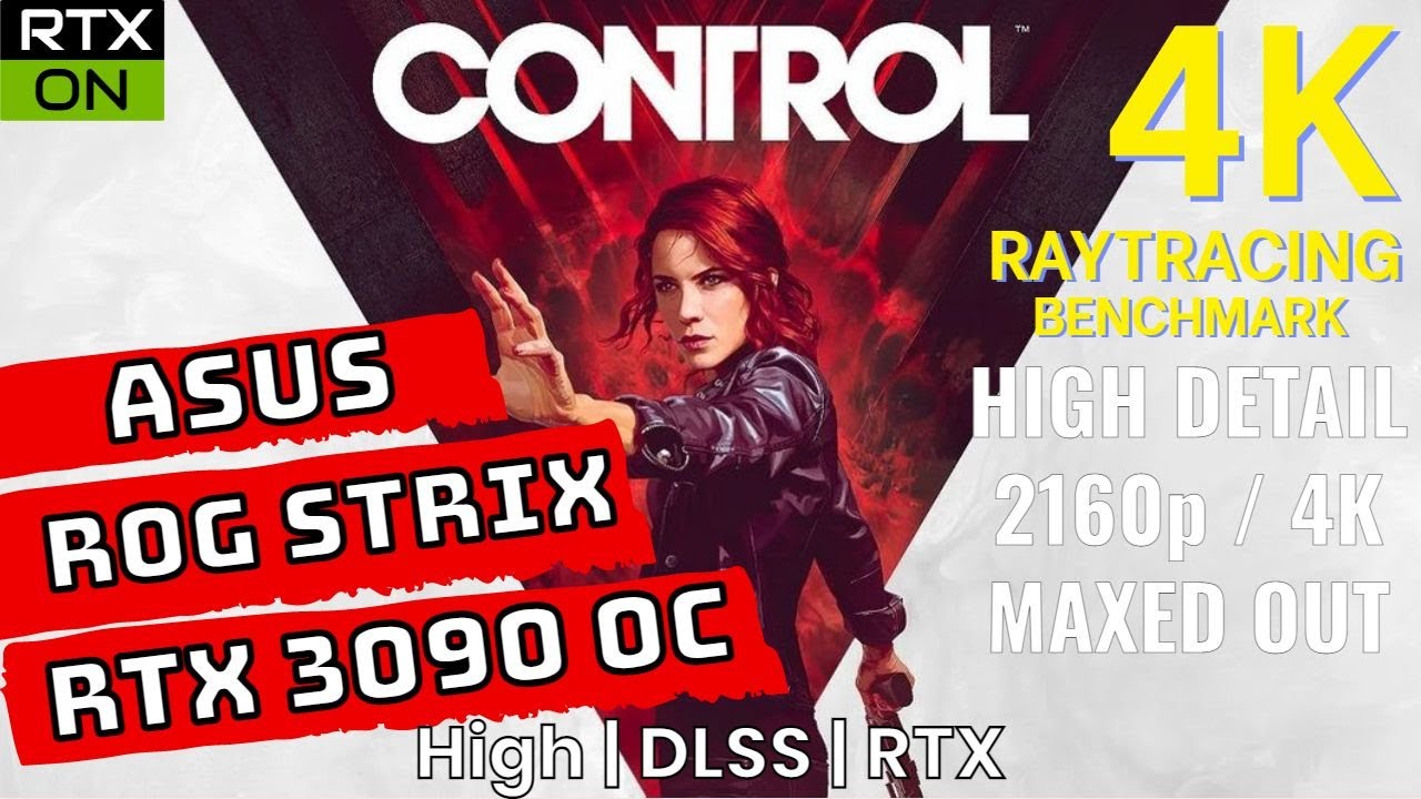 Control RTX 3090 Benchmarks at 4K / 2160p [ASUS ROG STRIX RTX 3090 OC]