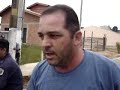Boi louco ataca carro da Sabesp