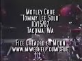 Tommy Lee Drum Solo