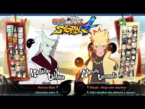 Naruto Shippuden Ultimate Ninja Storm 4 | Tout les personnage/ Costume