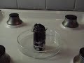 Chemistry experiment 3. - Dehydration of sugar.