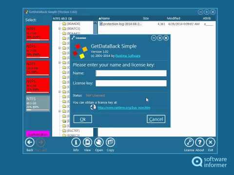 GetDataBack Simple quick demo