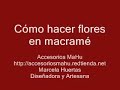 Macramé - Flores1