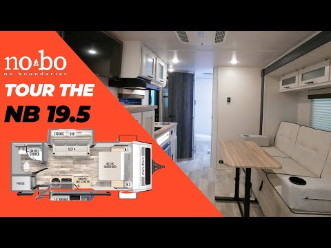 Thumbnail for Tour the 2023 No Boundaries (nobo) 19.5 Travel Trailer Video