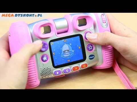 aparat - Szczegóły na stronie: http://sklep.megadyskont.pl/pl/aparat-kidizoom-twist-plus-rozowy-vtech-140853.html Większy ekran, nowe gry, nowe efekty, więcej zabawy!...
