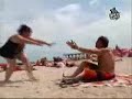 Camara escondida en la playa