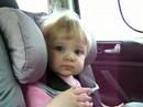 Alicia in the car Alicia in the car