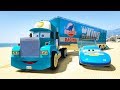 Dinoco King'in Tırı Geliyor Şimşek Mcqueen Jackson Storm Chick Ödev Yapıyorlar (gta 5 Hikaye Modu)