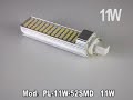 Bombilla de LED PL G24 11W 52SMD