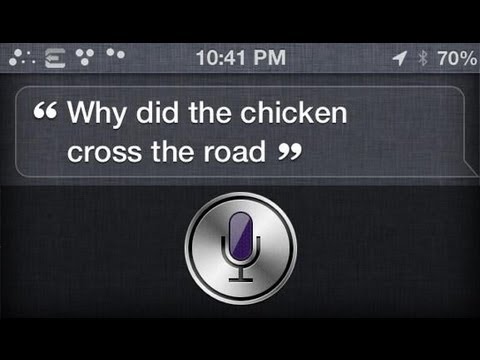 Siri, Why did the chicken cross the road?