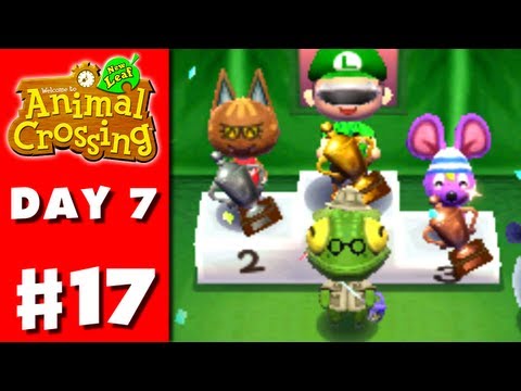 nintendo - Thanks for every Like and Favorite! They really help! This is Part 17 of the Animal Crossing: New Leaf Gameplay Walkthrough for the Nintendo 3DS! On Day 7, t...
