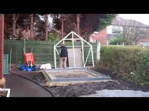 Assembling a Greenhouse on a community allotment (part two)