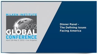 Dinner Panel - The Defining Issues Facing America