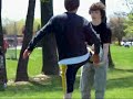Back in the days, me kicking adam in the face :P