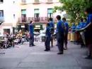 Muntanya Blava ambientant la plaça