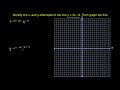Graphing using X and Y intercepts