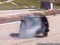 Jeep Cherokee drifting goes bad