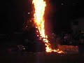 Bucket of Gas on Bonfire