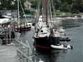 \"Victory Chimes\" docks in Camden, Maine 8/29/08
