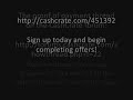 CashCrate - Earn free money online by filling out surveys!