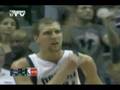 2008-12-25 | Wally Szczerbiak's unexpected slam dunk ~> "Szczerbiak .... oh!" ...  (00:21)