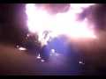 Pick-up truck fire