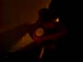 Holger opening a beer with a bottle of water