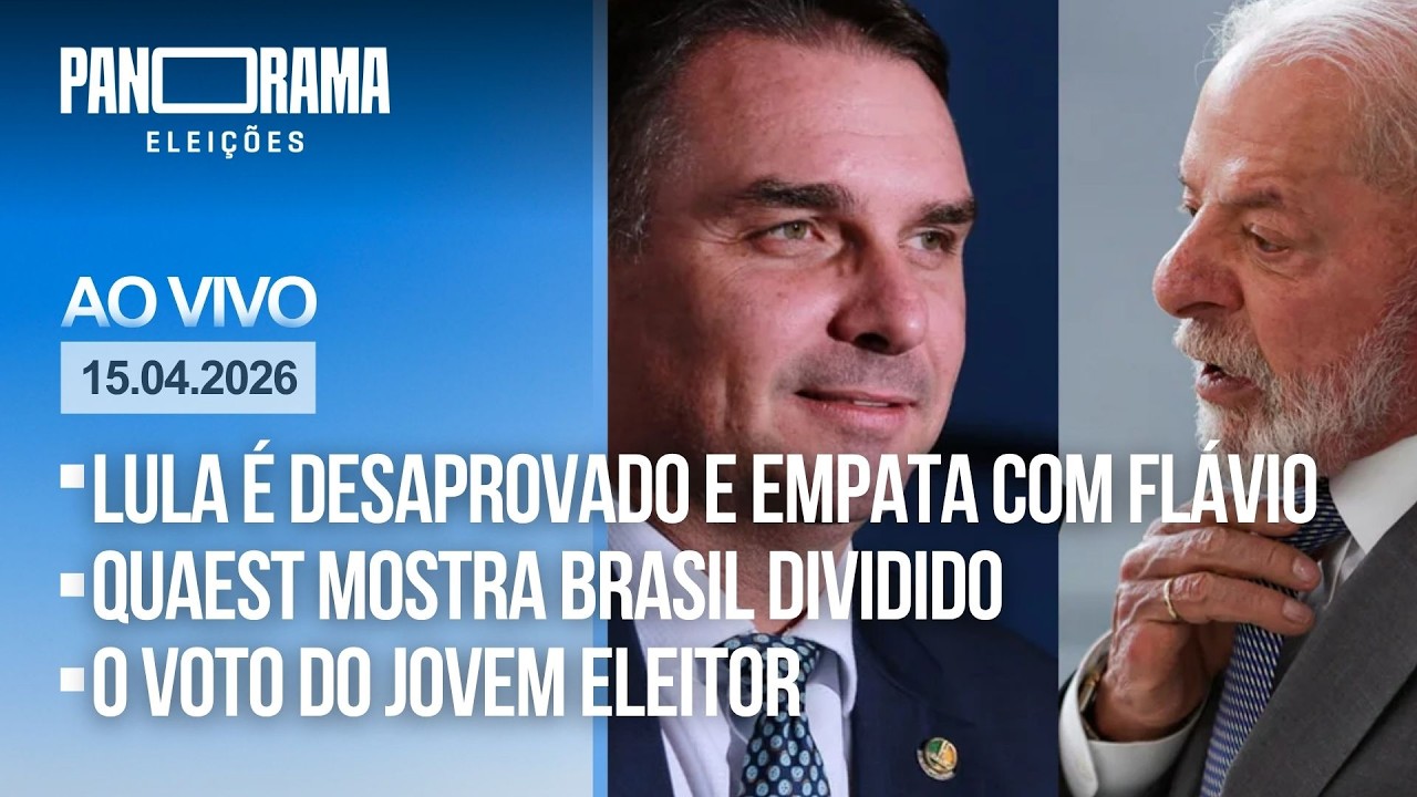 REPRISE |  Empate com Flávio e alta rejeição: Lula entra em cenário de risco?